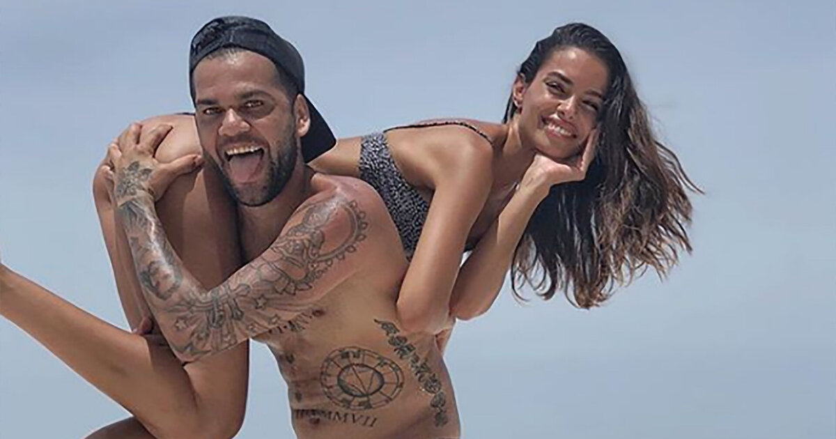 Дани Алвес гэргийн хамт