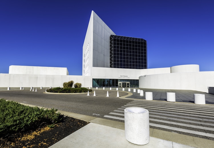 THE JOHN F. KENNEDY LIBRARY IN BOSTON MASSACHUSETTS (1977)